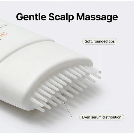 Hair Serum With Built-In Brush,Hair Nourishing Strengthening Essence,Improve Scalp Environment,Scalp Massager,Korean Hair Care