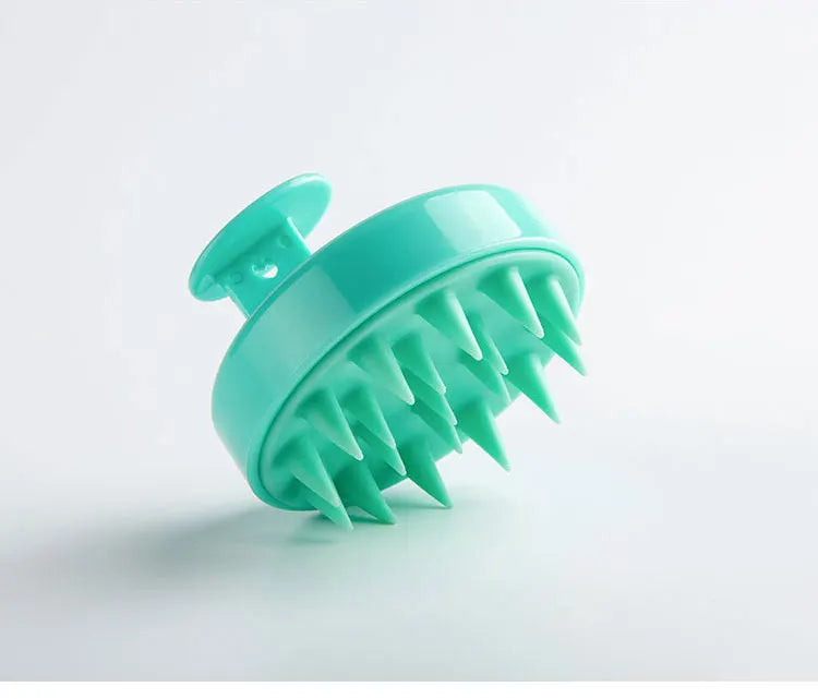 Silicone Scalp Massage Comb - Soft PE Bristles Shampoo Brush for Deep Cleansing, Home SPA & Bath Brush