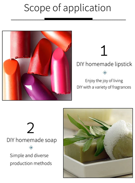 DIY 10ml Pure Fruit Fragrance Oil Diffuser Essential Oils Strawberry Flavor Oil For Lip Gloss DIY Soap Making Lipgloss Essence