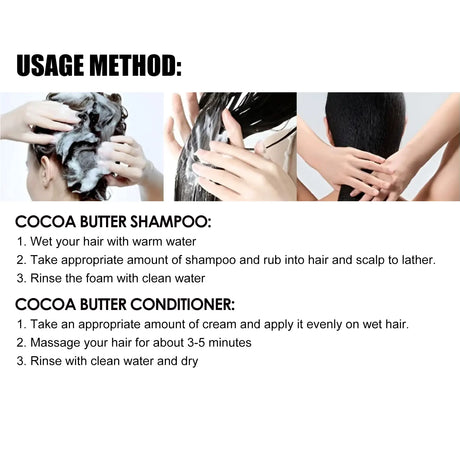 oisturizing Shampoo Conditioner Anti Hair Loss Oil Cleaning Scalp Treatment Curly Dyeing Damage Hair Care Smoothing Product Set