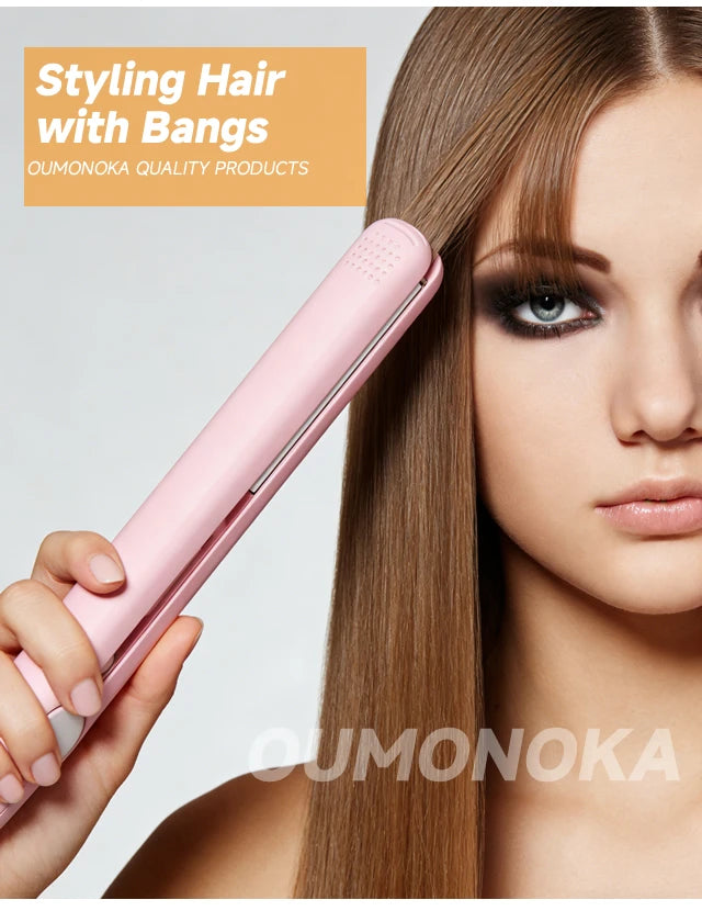 3-in-1 Curling Iron Hair Styler Clips Flat Crimper Professional Styler Styling Tools Waver Brush Waver Straightener Hair Curler