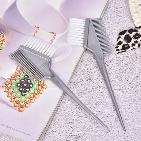 Hair Dye Coloring Brushes & Comb - Salon-Grade Tint Tools for Barber Hairdressing