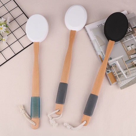 New Multi-Function Lotion Sunscreen Ointment Applicator Silicone Long Handle Body Cleaner Shower Brush Sunscreen Back Applicator