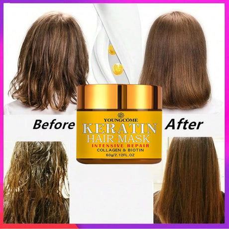 Hair Repairs Hair Mask Biotin Collagen Keratin Treatment Hairs Conditioner Hair Essential Oil Nourishing for Dry Damaged