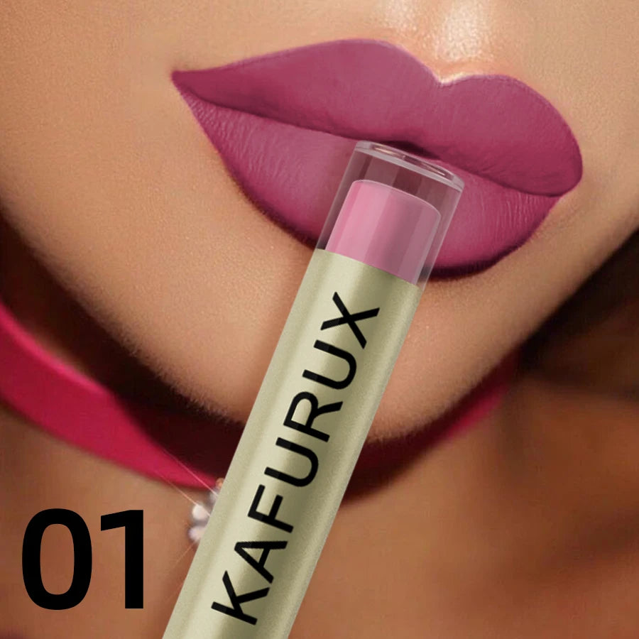 20 Colors Dark Brown Nude Liquid Lipsticks Waterproof Velvet Matte Lip Gloss Long Lasting Lip Glaze Beauty Red Lip Tint Makeup