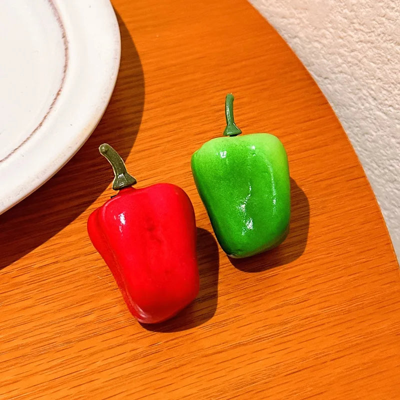 1 Fun Fruit and Vegetable Shaped Duckbill Clip Cute Simulation Fruit Hair Clip Side Clip Women's Broken Hair Clip