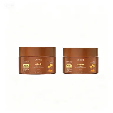 Bronzing Golden Shimmer 2-in-1 Tanning Gel,Instant Diamond Glow,Caffeine Delivers Lifting&Firming Effects To Visibly,Hydration Barrier,Instant After Sun Repair Care,Anti Aging&Blocks UV Induced Photoaging,Cooling Gel Texture,