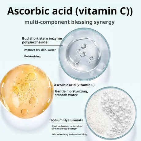 1 Kit VC Solid Essence Tablets Anti-aging Remove Wrinkle Shrink Pore VC Moisturizing Brighten VC Freeze-dried Powder Skin Care