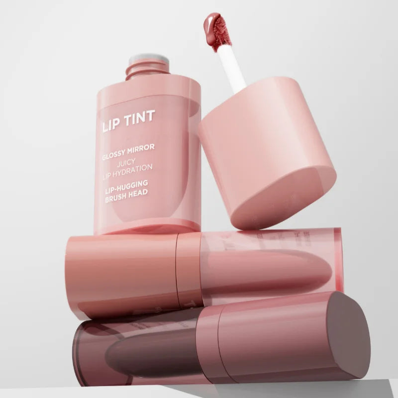 Brand Mirror Lip Gloss 5ml Non Stick To Cup Non Fading Long-lasting Moisturizing Hydrating Natural Portable Brush Head Lip Gloss
