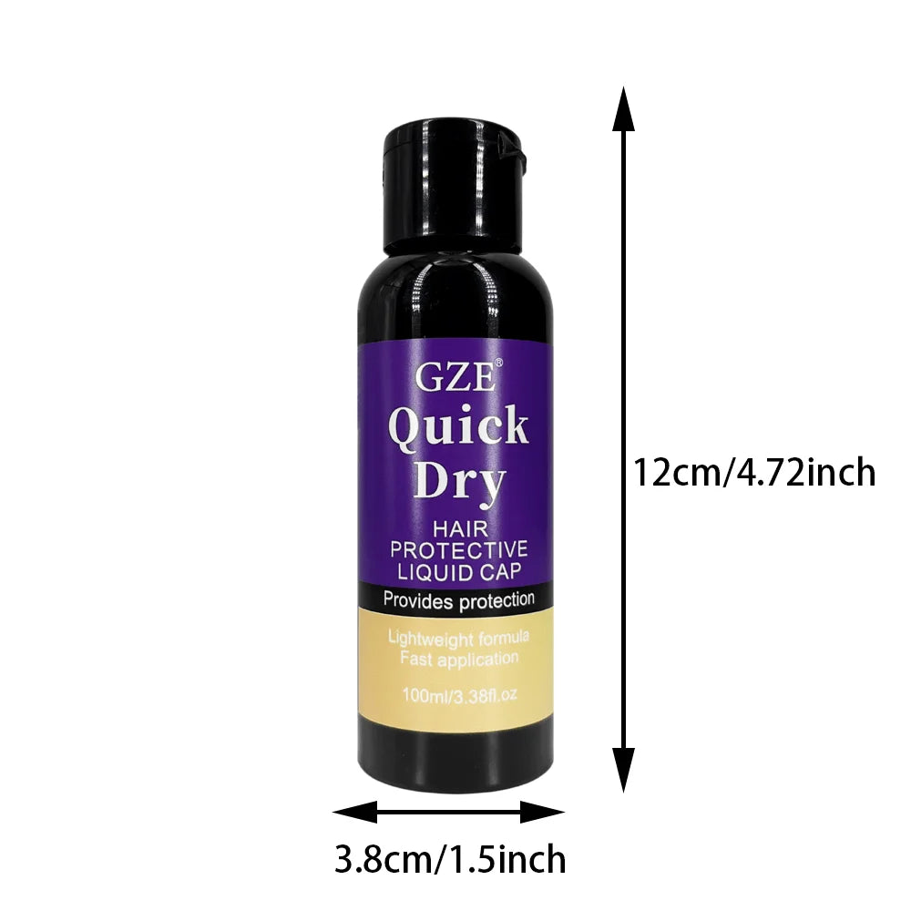 GZE Hair Protective Covering Weave Glue Liquid Protective Shield Quick Weave Protector Leave in Conditioner