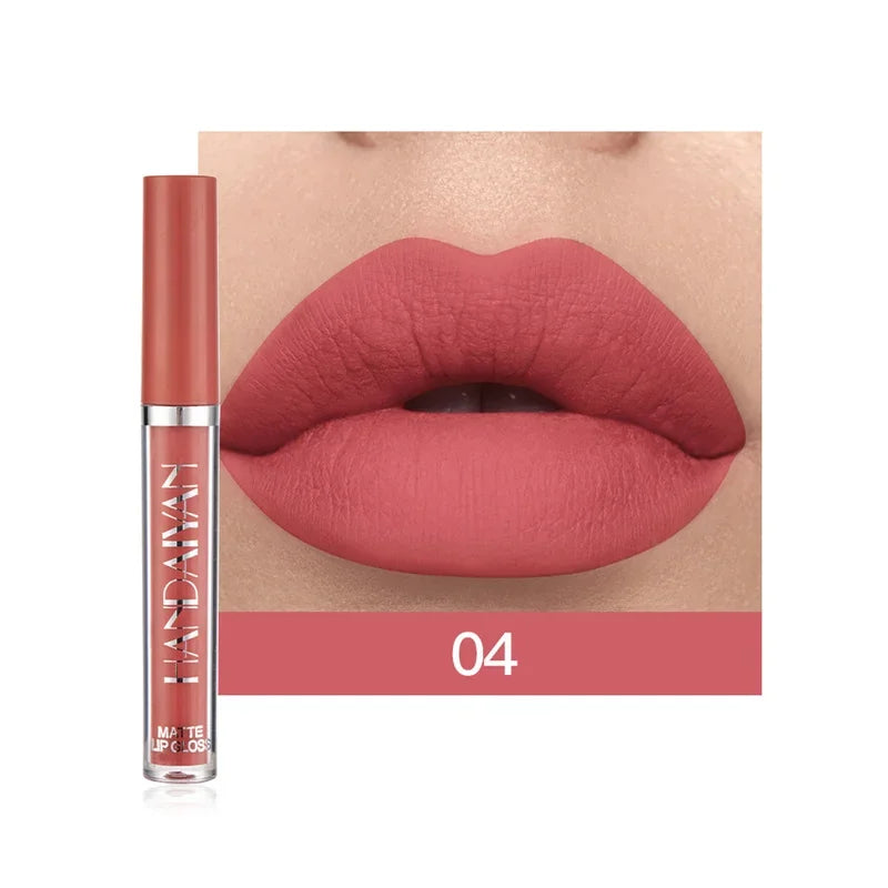 HANDAIYAN 1/6 PCS Lipstick Set Make-up for Women Non Stick Cup Waterproof Long Lasting Cosmetics Korean Makeup Matte Lipstick