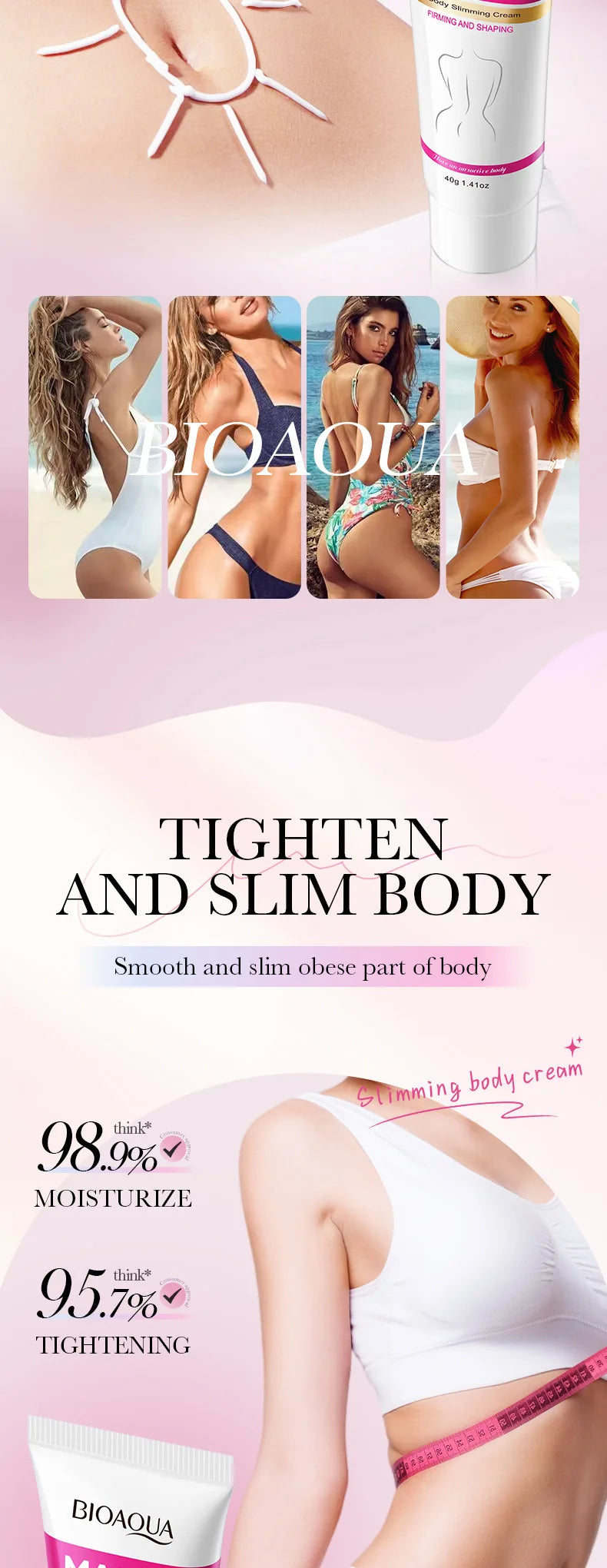 Hot Body Slimming Cream Anti Cellulite Fat Burner Tightens Belly Anti Sagging Sweating Enhancer Abdominal Muscle Shaping Cream