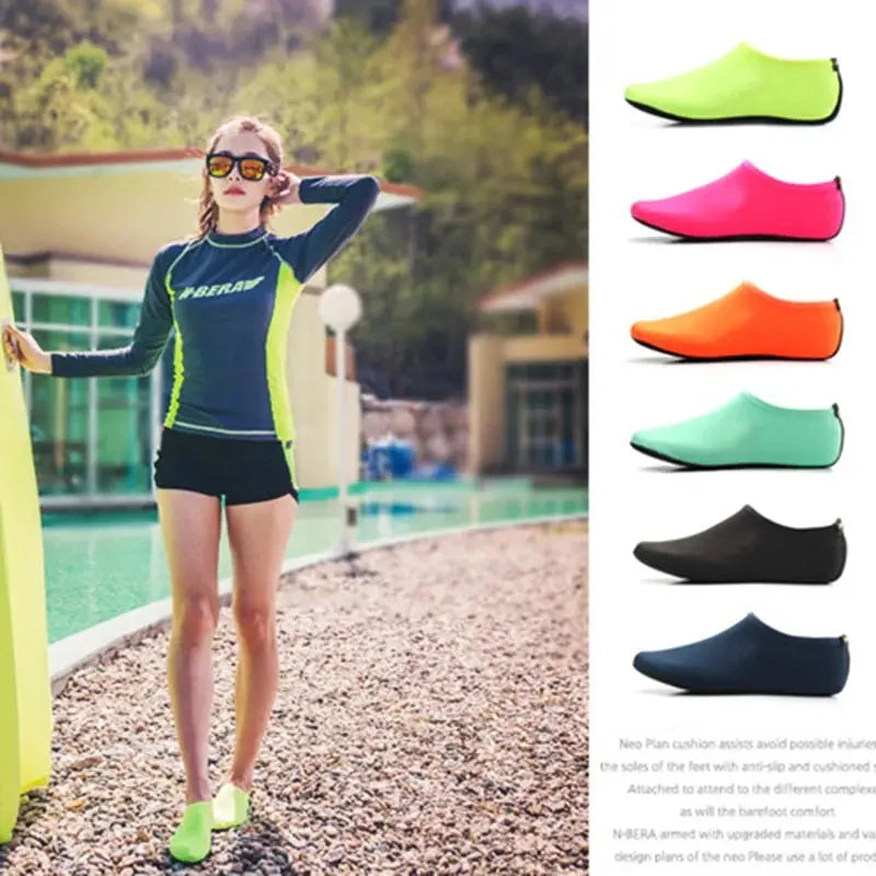 Outdoor Beach Socks, Versatile Gear for Swimming, Diving, Snorkeling, Non-slip, Swim Covers