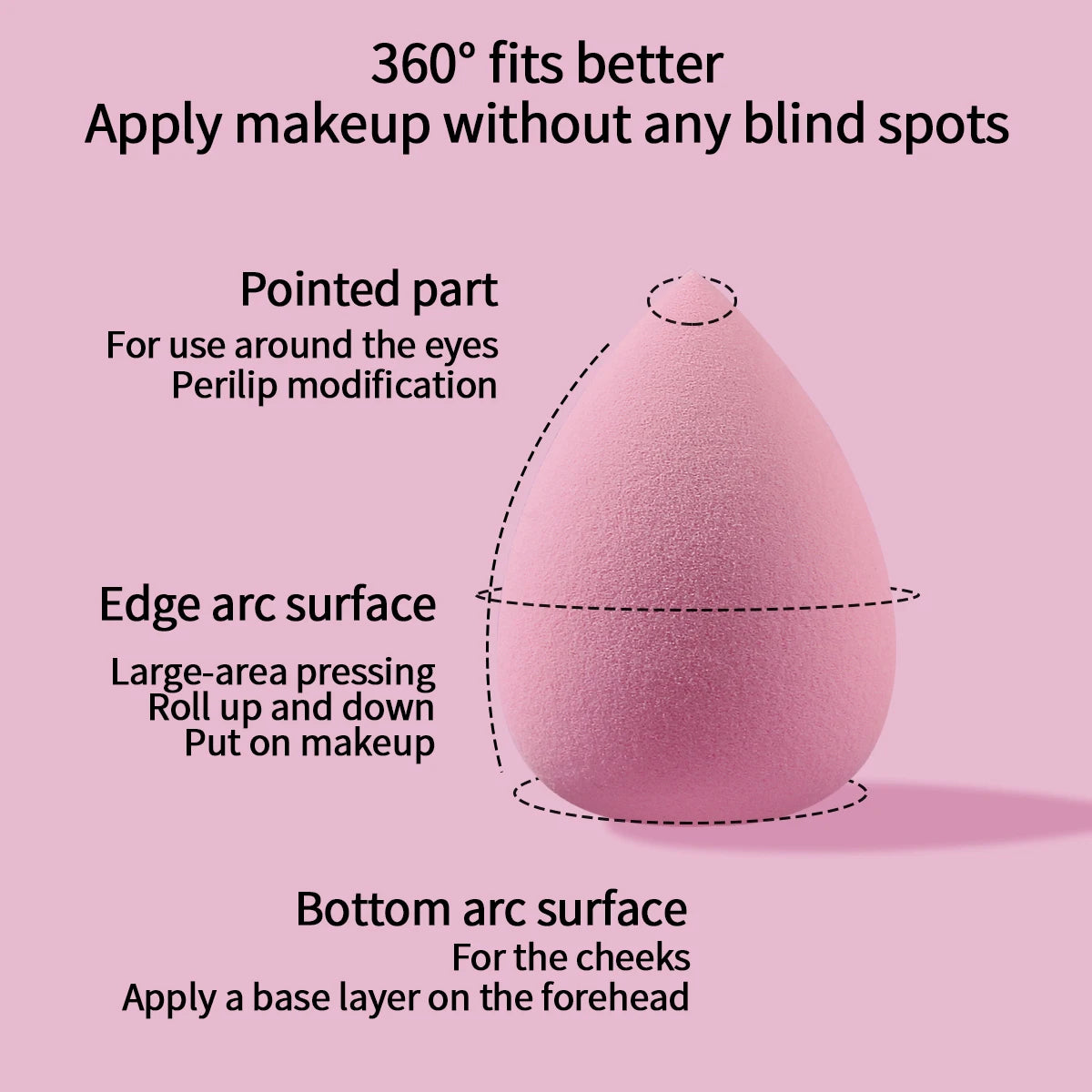 100/50/30/25/20/12PCS XL Super Affordable Large Soft Makeup Sponge Beauty Egg Set, No Powder Sticking Portable Makeup Tool