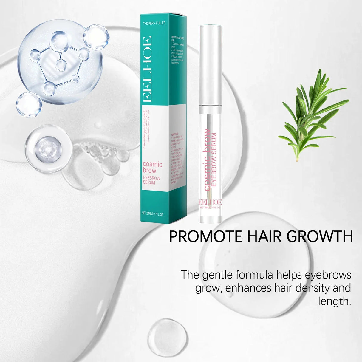 Fast Eyebrow Growth Serum Eyelash Hair Growth Anti Hairs Loss Product Prevent Baldness Fuller Thicker Lengthening Eyebrow Makeup