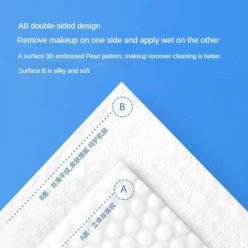 450/500/600PCS Facial Puff Cotton Pads Disposable Makeup Accessories Remover Practical Face