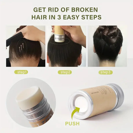 2/5Pcs Hair Wax Stick For Kids Women Slick Back Brushes Gel Pomade for Little Girls Toddler Flyaway Hair Wig Styling Accessories