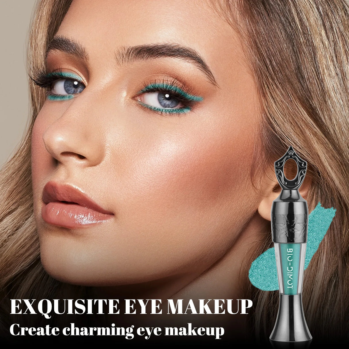 Black Eye Liner Powder Eyeliner Makeup Long-Lasting Eyeliner Waterproof Eyeliner Powder Easy to Wear Smooth Eye Makeup Tools