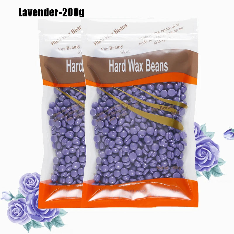 1000g/200g/50g Hot Wax Hair Removal Depilatory Waxing Wax Beads For Wax Heater Painless for Body Hairs Removal Beans