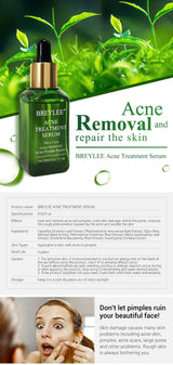 BREYLEE Tea Tree Essence Face Cream Acne Patch 4-Piece Set, Balances Oil And Water, Treats Acne