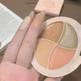 Four-Color Concealer Cream Moisturizing Concealer for Dark Circles,Brightening,Multi-Color Contouring,Foundation Cream