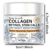 50g Collagen Retinol Stem Cell Day and Night Moisturizing Cream Retinol Niacinamide Hyaluronic Acid Improves Skin Elasticity Moisturizing and Nourishing