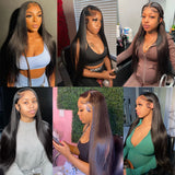 Bone Straight Glueless Wigs Human Hair Ready To Wear Brazilian Lace Front Human Hair Wigs 13x4 13x6 HD Lace Frontal Wig 5x5 Wig