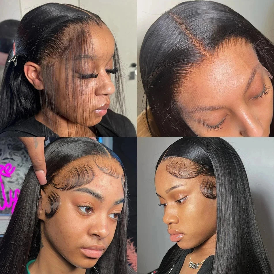 Bone Straight Glueless Wigs Human Hair Ready To Wear Brazilian Lace Front Human Hair Wigs 13x4 13x6 HD Lace Frontal Wig 5x5 Wig