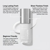 Zephoco Color Changing Foundation Waterproof Sweating Natural Lightweight Hydrating Matches Fair Medium Skin Tones Longwearing Matte High Coverage Makeup Liquid Face Base Makeup