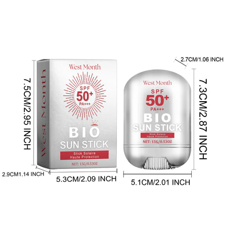 West&Month 2 In 1 UV Protection Body Face Lotion Lightweight Fast Immediate Absorption Long Lasting Hydrating Nourishing Cream Powerful Antioxidant Barrier Protection Against UVA UVB Non Greasy Daily Sun Skin Care Moisturizer