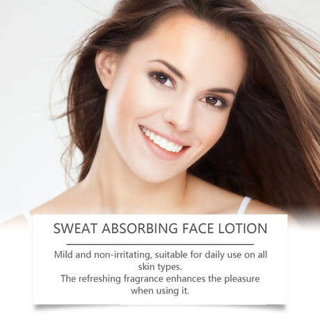 Sweat Absorbing Lotion for Face Oil Control Improve Roughness Lasting Refreshing Prevent Clogging Pore Moisturizing Face Cream