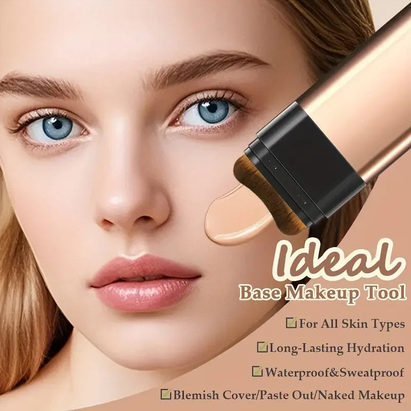 2-in-1 Concealer and Foundation Stick Covers Dark Circles for a Flawless Look