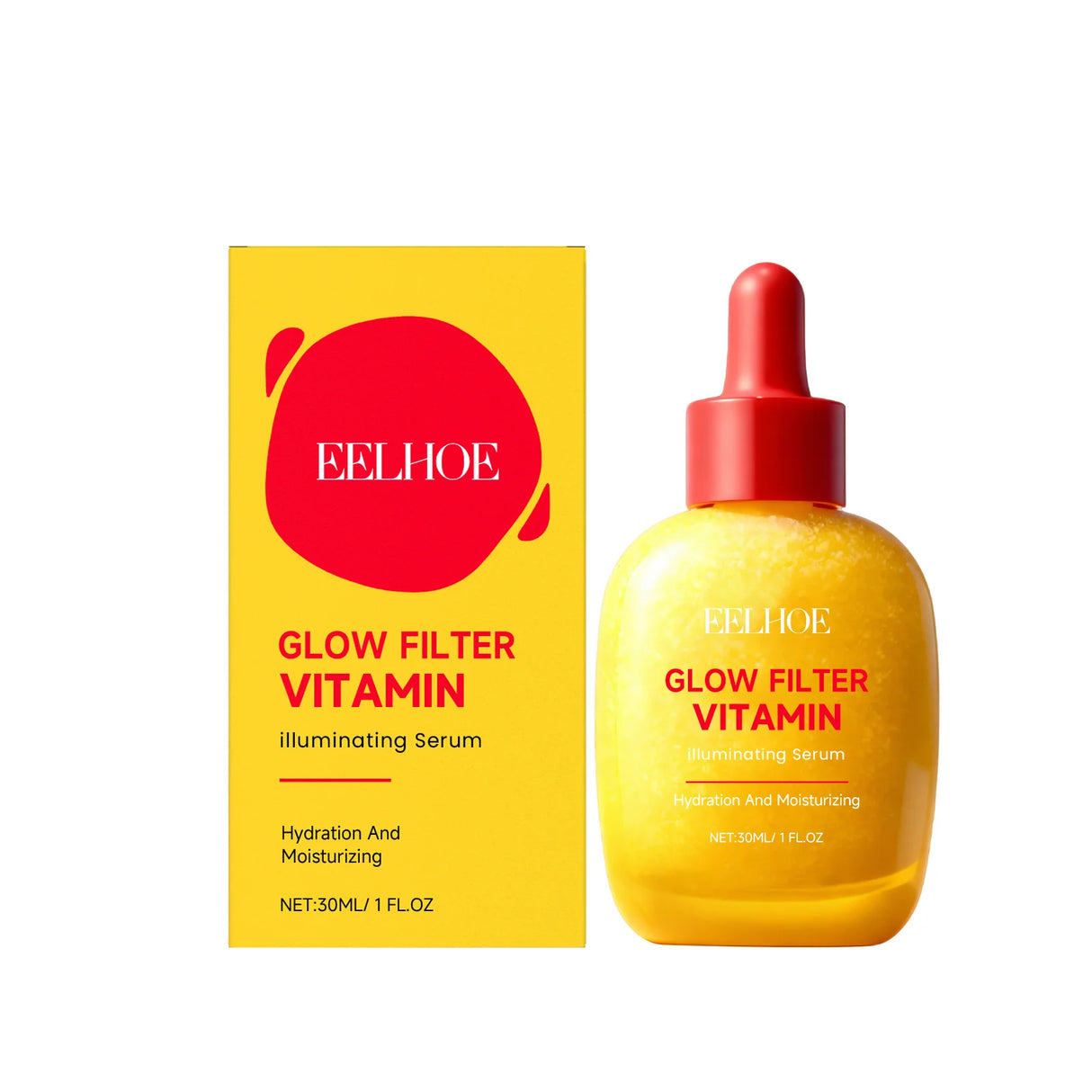 30ML Vitamin Facial Serum Deep Hydrating Enhance Smoothness Boosts Skin Elasticity Nourishing Pores Glowing Non-greasy Soothing Facial Serum