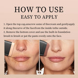 O'cheal Two In One Concealer Foundation Stick Facial Matte Waterproof Bronzer Contouring Face Coverage Moisturizing Makeup Cream