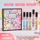 5pcs Rich Floral Fragrance 10ml Set Hair and Body Fragrance Spray Long-Lasting Scent Women Holiday Gift Box Set Beautiful