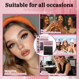 320PCS DIY Lash Kit Fierce 40D | D Curl Dense Manga Clusters 10-18mm | Ultra-Thin Band Individual Cluster Lashes with Bond Seal | Comfortable Home Self-Application Set