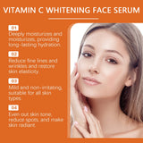 Vitamin C Facial Essence Fade Dark Spots Eliminate Freckles Acne Marks Repair Smooth Skin Care Hyaluronic Acid Brightening Serum