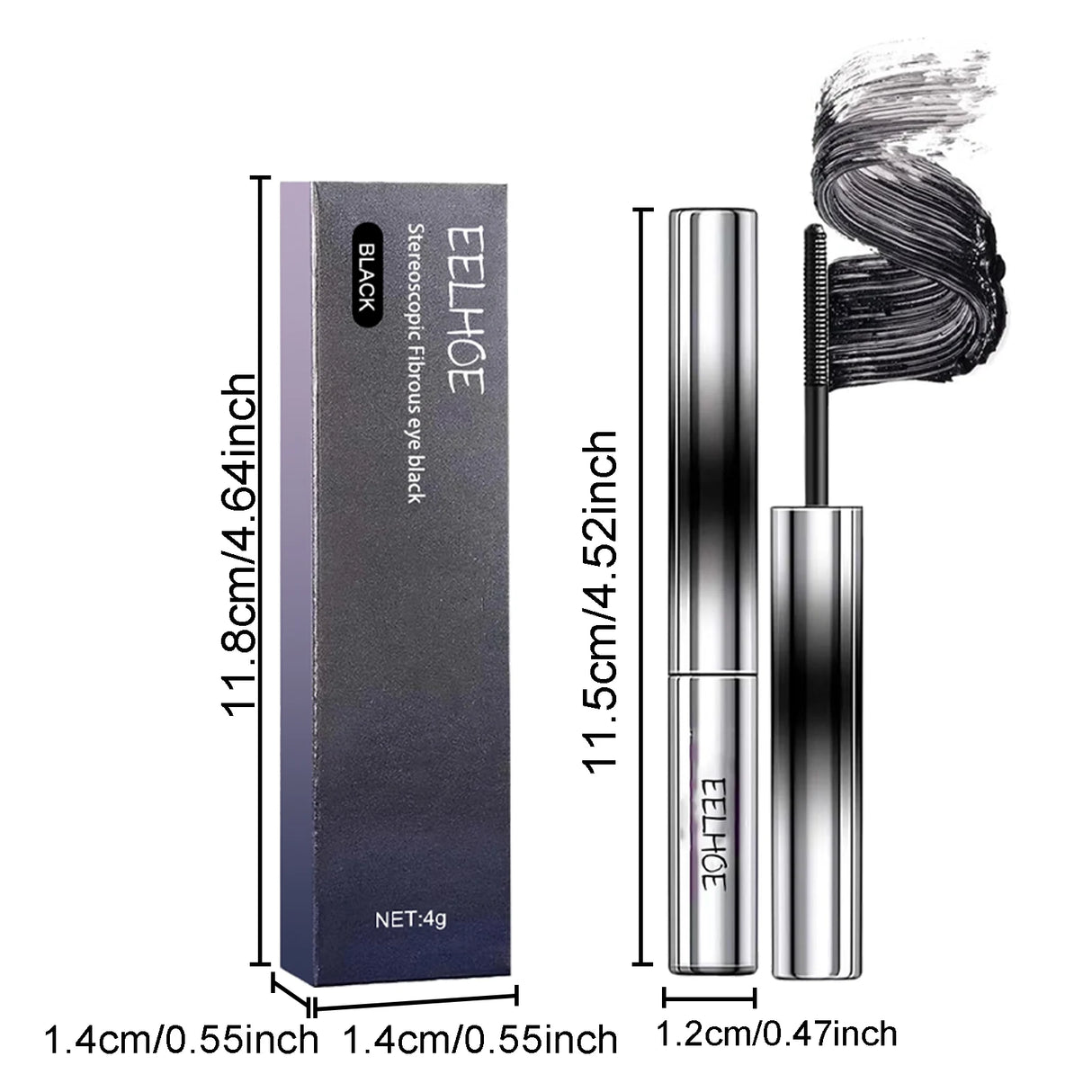 Eelhoe Castor Oil Fast Growth Eyelash Serum Shiny Mascara Eyebrow Enhance Nourish Natural Lengthen Thickening Lash Curling Serum