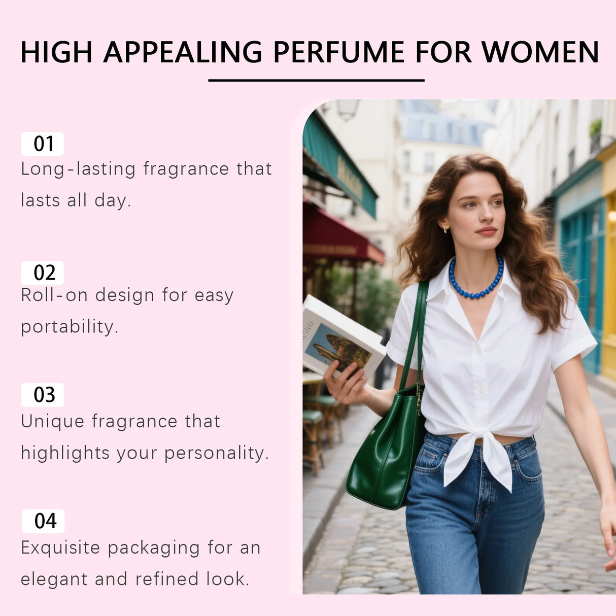 Roxelis 10ml Women Charm Perfume Lasting Natural Sweet Fragrance Daily Commuting Dating Eau De Toilette Pheromone Couple Perfume