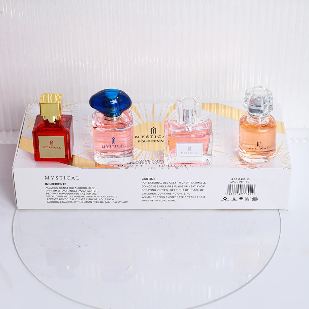 Mystical Perfumes | 4pc Mystical Set | Mystical 30 ml +Mystical Air Freshener 30 ml + Mystical Body Spray 30 ml+Mysterious Fores