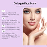 75g Overnight Collagen Facial Peeling Mask Gentle Hydrating Smoothing Cleaning Dirts Refine Pores Softening Face Peeling Mask