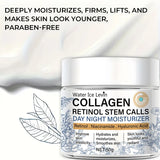 50g Collagen Retinol Stem Cell Day and Night Moisturizing Cream Retinol Niacinamide Hyaluronic Acid Improves Skin Elasticity Moisturizing and Nourishing