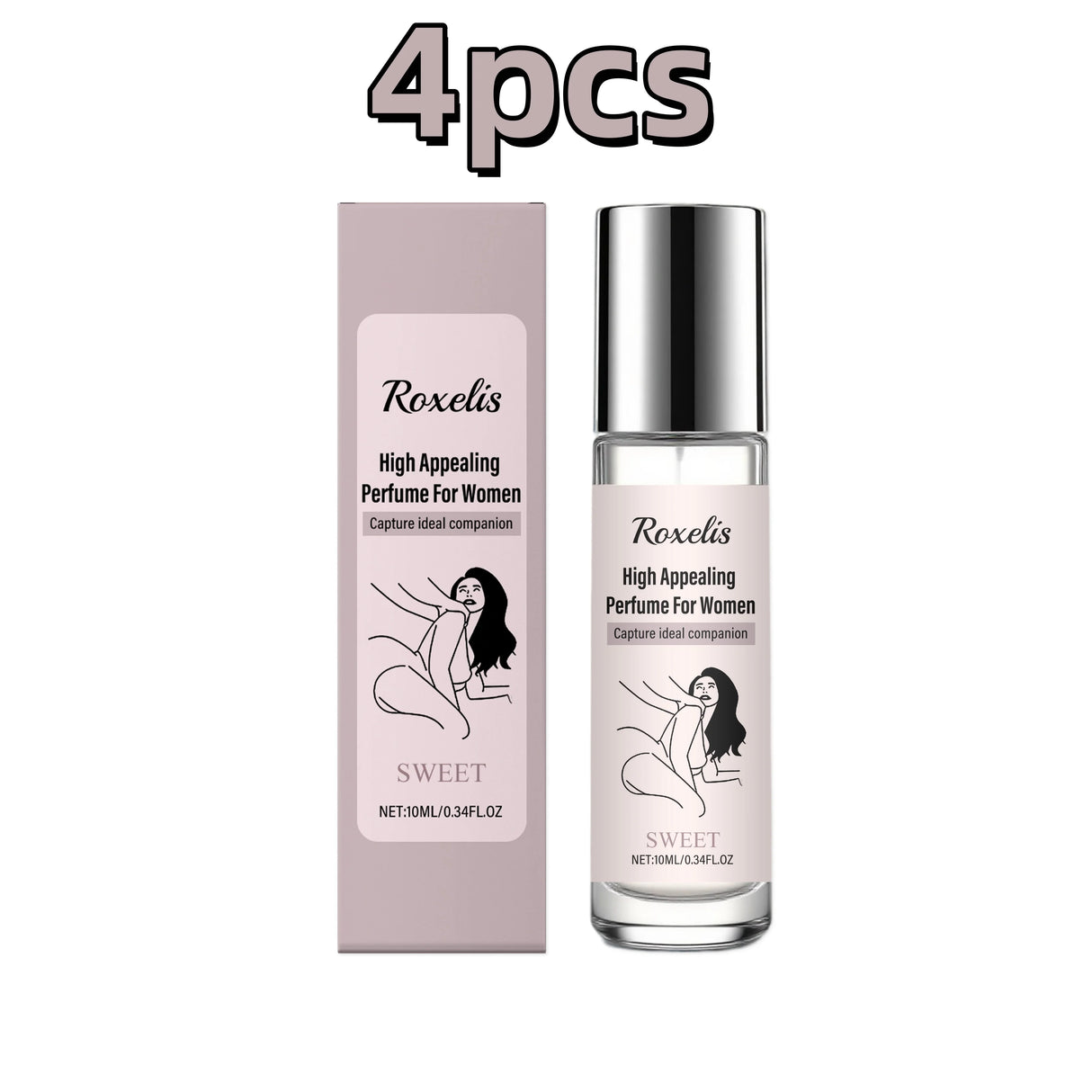 Roxelis 10ml Women Charm Perfume Lasting Natural Sweet Fragrance Daily Commuting Dating Eau De Toilette Pheromone Couple Perfume
