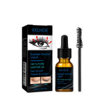 Eelhoe Castor Oil Fast Growth Eyelash Serum Shiny Mascara Eyebrow Enhance Nourish Natural Lengthen Thickening Lash Curling Serum