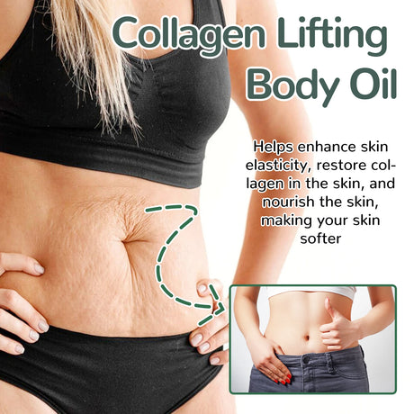 100ML Collagen Body Essence Oil Daily Moisturizing Enhance Skin Elasticity Non-greasy Reduce Dryness Tightening Body Care Oil