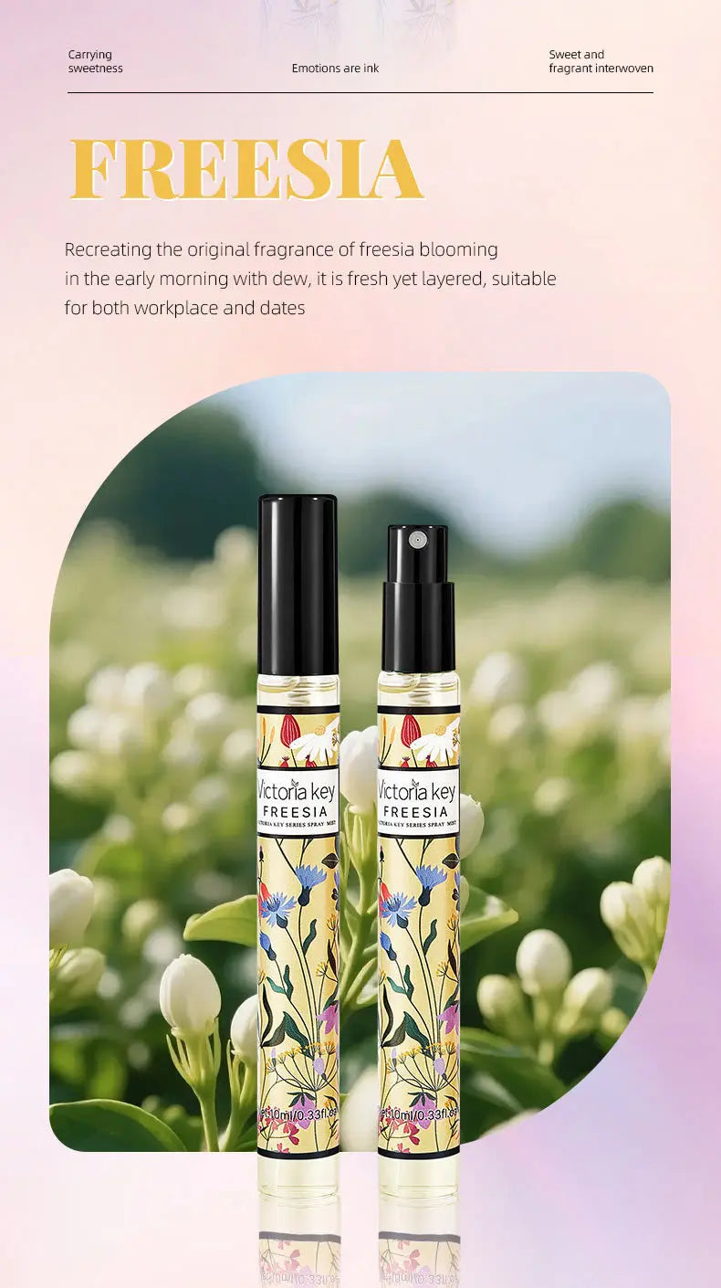 5pcs Rich Floral Fragrance 10ml Set Hair and Body Fragrance Spray Long-Lasting Scent Women Holiday Gift Box Set Beautiful