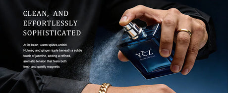 Ycz Eau De Parfum for Men – 1.6 oz (50 ml) – Premium Fragrance – Long-Lasting Oriental Woody Scent (Infused with Pheromones)