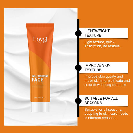 Sweat Absorbing Lotion for Face Oil Control Improve Roughness Lasting Refreshing Prevent Clogging Pore Moisturizing Face Cream