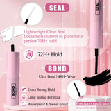 320PCS DIY Lash Kit Fierce 40D | D Curl Dense Manga Clusters 10-18mm | Ultra-Thin Band Individual Cluster Lashes with Bond Seal | Comfortable Home Self-Application Set