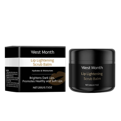 20G Lip Scrub Balm Moisturizing Skin Reduce Dryness Nourishing Gentle Remove Dead Skin Restoring Gloss Brightening Improve Skin Texture Lip Exfoliating Balm